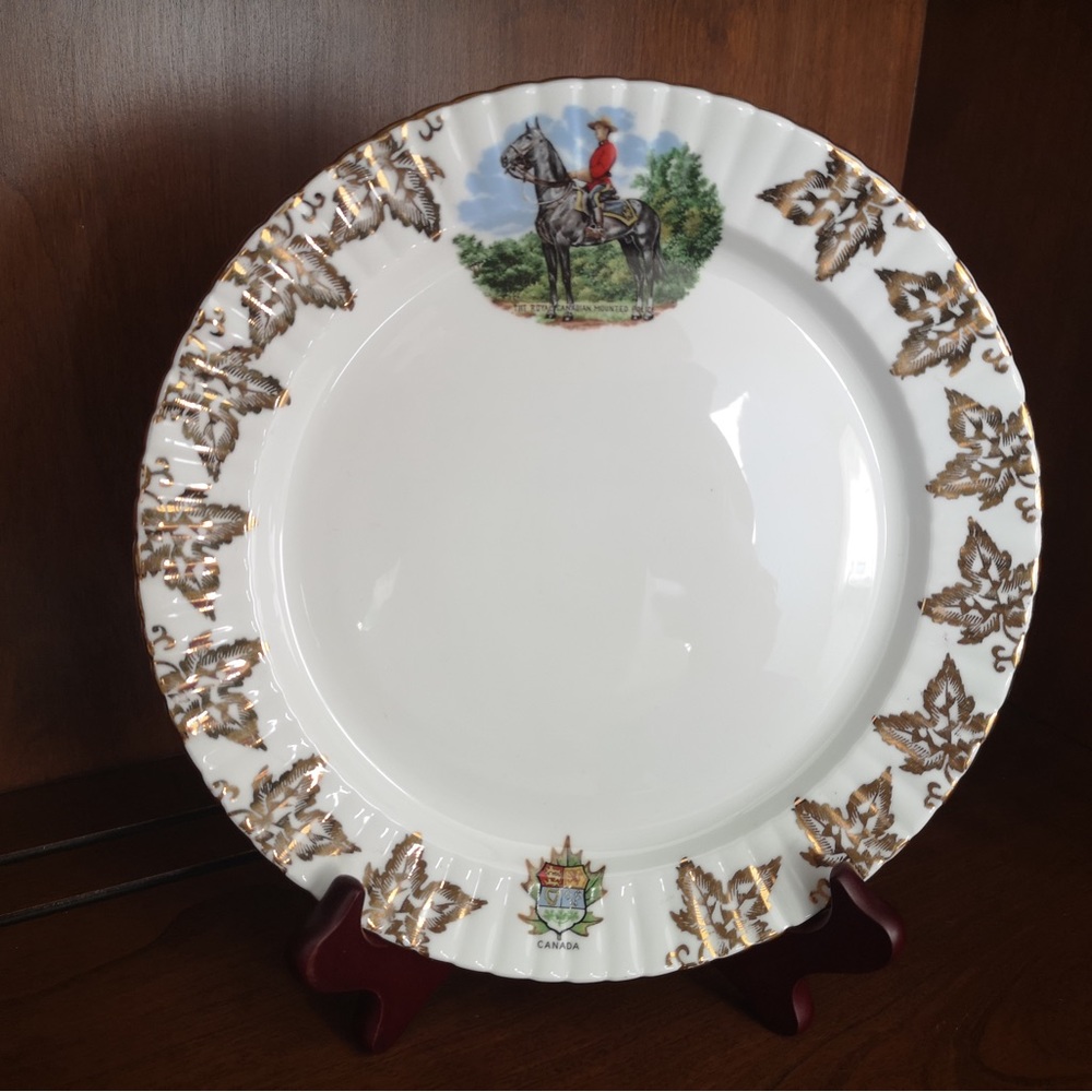 Royal Windsor RCMP porcelain plate